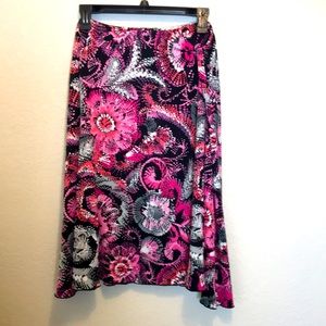 Sweet Charity Floral Print Skirt Size 2X